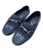 TOD'Sトッズ）の古着「ドライビングシューズ」｜インディゴ