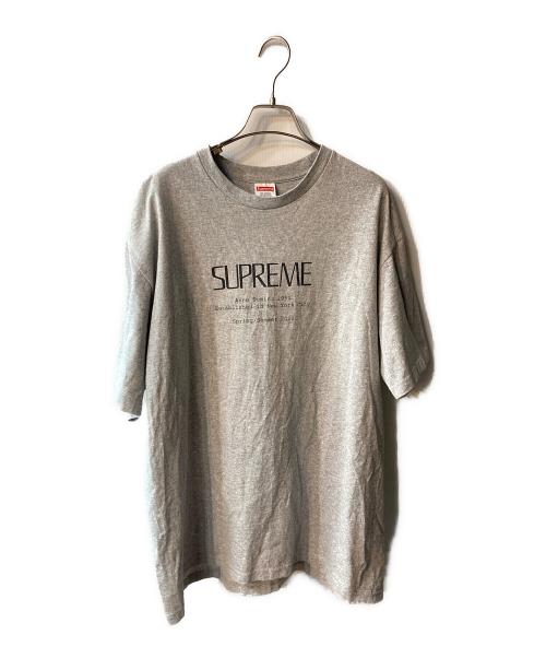 SUPREME（シュプリーム）Supreme (シュプリーム) Anno Domini グレー サイズ:Lの古着・服飾アイテム