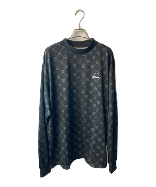 F.C.R.B.（エフシーレアルブリストル）F.C.R.B. (エフシーレアルブリストル) MONOGRAM L S BAGGY TOP ブラック サイズ:L 未使用品の古着・服飾アイテム