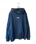 X-LARGE×CALIFエクストララージ×カリフ）の古着「2TONE PULLOVER HOODED SWEATSHIRT」｜ネイビー