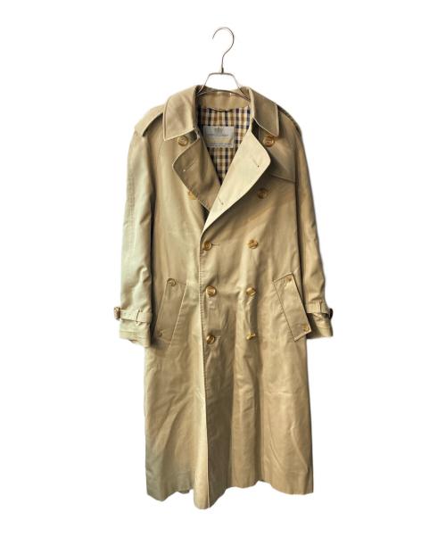 Aquascutum（アクアスキュータム）Aquascutum (アクアスキュータム) Aqua 5 トレンチコート ベージュ サイズ:サイズ表記無の古着・服飾アイテム