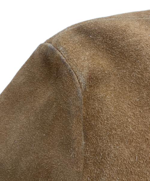 JO-O-KAY（ジョーオーケー）JO-O-KAY (ジョーオーケー) スウェードシャツジャケット ブラウン サイズ:38の古着・服飾アイテム