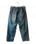 BEAMS (ビームス) ワイドフィット デニムパンツ インディゴ サイズ:M：4000円