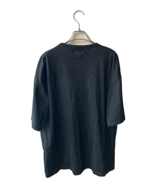 PRADA（プラダ）PRADA (プラダ) ポケットTシャツ ブラック サイズ:Lの古着・服飾アイテム