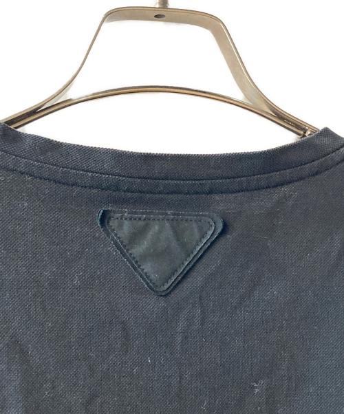 PRADA（プラダ）PRADA (プラダ) ポケットTシャツ ブラック サイズ:Lの古着・服飾アイテム
