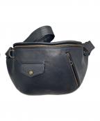 jack bag leatherジャック バッグ レザー）の古着「ウエストバッグ」｜ブラック