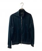 EMPORIO ARMANIエンポリオアルマーニ）の古着「スタンドカラージャケット」｜ネイビー