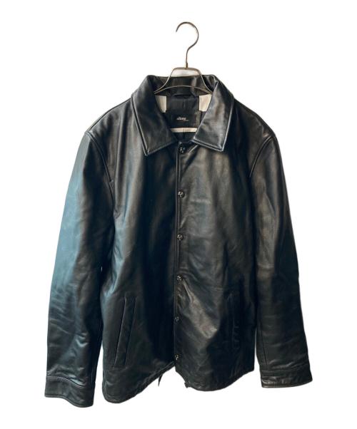 aZitator（アジテーター）azitator (アジテーター) リューグーレザー コーチ レザージャケット ブラック サイズ:XLの古着・服飾アイテム