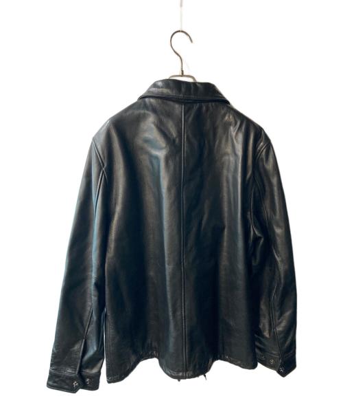 aZitator（アジテーター）azitator (アジテーター) リューグーレザー コーチ レザージャケット ブラック サイズ:XLの古着・服飾アイテム