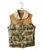 PRODUZIONE T’S INTプロデュツィオーネ ティーズ イント）の古着「レザーベスト」｜グリーン