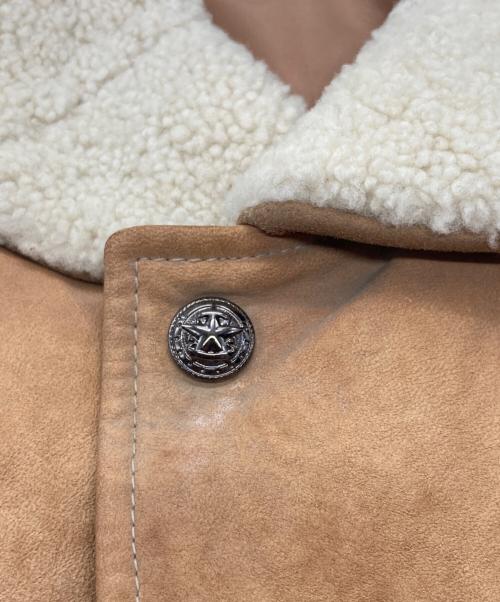 PRODUZIONE T’S INT（プロデュツィオーネ ティーズ イント）PRODUZIONE T’S INT (プロデュツィオーネ ティーズ イント) レザーベスト グリーン サイズ:50の古着・服飾アイテム