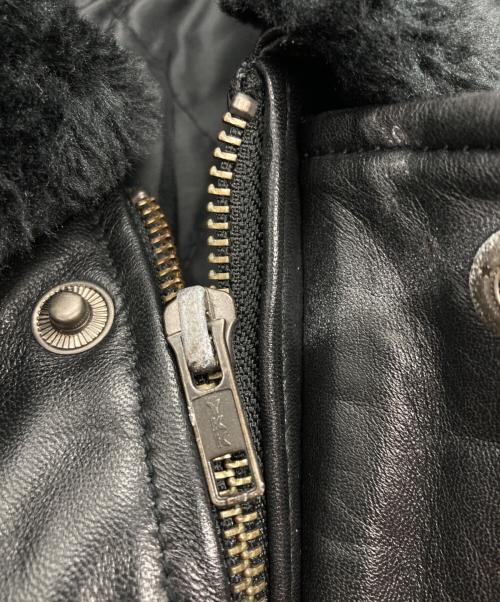 Liugoo Leathers（リューグーレザーズ）LIUGOO LEATHERS (リューグーレザーズ) レザージャケット ブラック サイズ:XLの古着・服飾アイテム