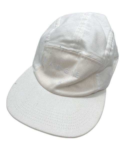 MM6 Maison Margiela（エムエムシックスメゾンマルジェラ）MM6 Maison Margiela (エムエムシックスメゾンマルジェラ) キャップ ホワイトの古着・服飾アイテム
