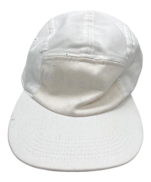 MM6 Maison Margiela（エムエムシックスメゾンマルジェラ）MM6 Maison Margiela (エムエムシックスメゾンマルジェラ) キャップ ホワイトの古着・服飾アイテム