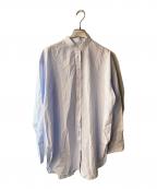 DES PRESデ プレ）の古着「マイクロコットンツイル チュニックシャツ」｜ブルー