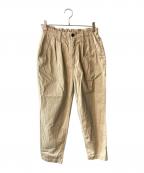 JOURNAL STANDARDジャーナルスタンダード）の古着「チノ タックテーパーパンツ」｜ベージュ