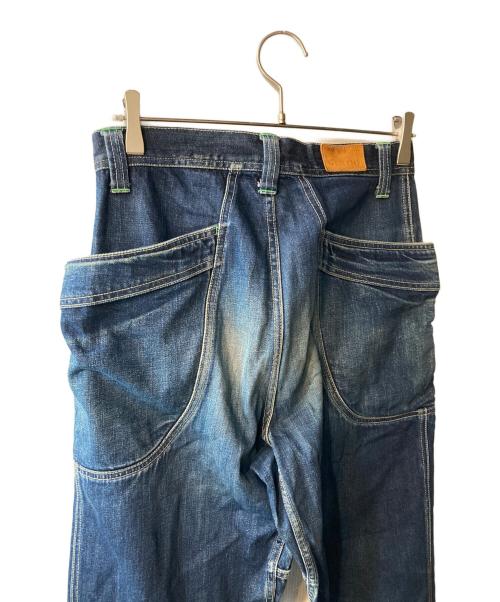 GO HEMP（ゴーヘンプ）GO HEMP (ゴーヘンプ) サイドポケットワークデニムパンツ インディゴ サイズ:W30の古着・服飾アイテム