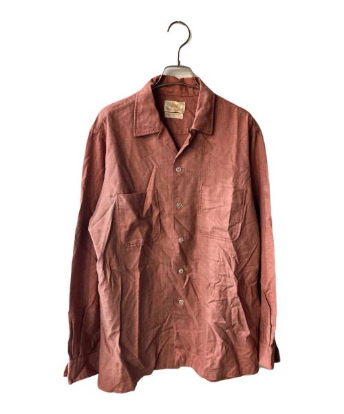 USED（ユーズド）USED (ユーズド) 解禁シャツ レッド サイズ:Mの古着・服飾アイテム