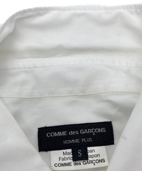 COMME des GARCONS HOMME PLUS（コムデギャルソンオムプリュス）COMME des GARCONS HOMME PLUS (コムデギャルソンオムプリュス) シンプルシャツ ホワイト サイズ:Sの古着・服飾アイテム