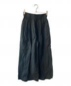 BABYLONEバビロン）の古着「ウェザータックワイドパンツ」｜ブラック