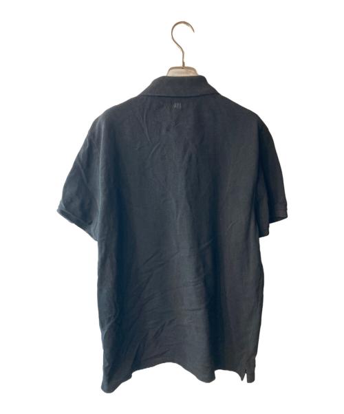 AMI Alexandre Mattiussi（アミアレクサンドルマテュッシ）AMI Alexandre Mattiussi (アミアレクサンドルマテュッシ) ポロシャツ ブラック サイズ:XLの古着・服飾アイテム