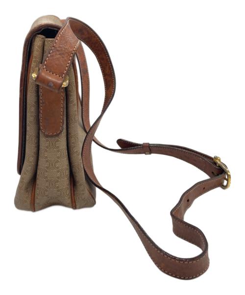 CELINE（セリーヌ）CELINE (セリーヌ) マカダム柄ショルダーバッグ ベージュの古着・服飾アイテム