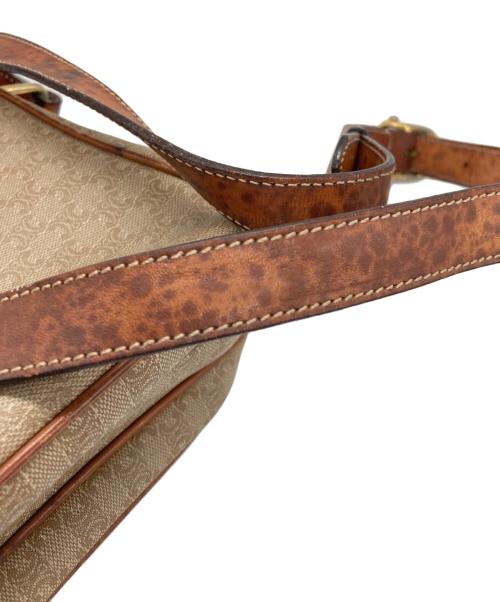 CELINE（セリーヌ）CELINE (セリーヌ) マカダム柄ショルダーバッグ ベージュの古着・服飾アイテム