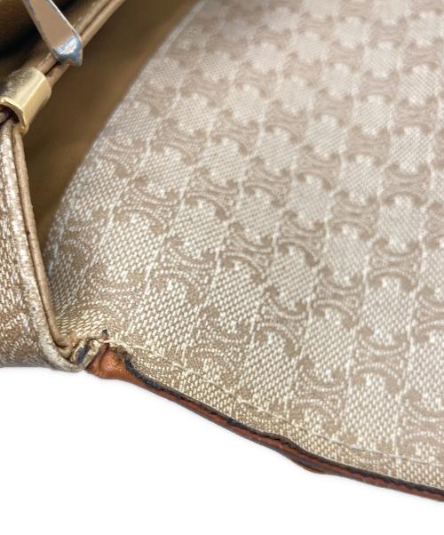 CELINE（セリーヌ）CELINE (セリーヌ) マカダム柄ショルダーバッグ ベージュの古着・服飾アイテム