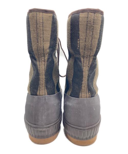 FENDI（フェンディ）FENDI (フェンディ) moon star (ムーンスター) ハイトップスニーカー ブラウン サイズ:9Tの古着・服飾アイテム