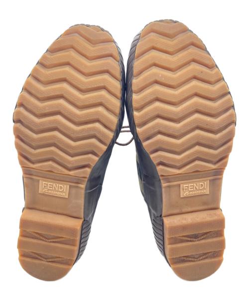 FENDI（フェンディ）FENDI (フェンディ) moon star (ムーンスター) ハイトップスニーカー ブラウン サイズ:9Tの古着・服飾アイテム