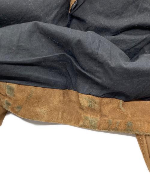 DIESEL（ディーゼル）DIESEL (ディーゼル) スウェードライダースジャケット ブラウン サイズ:Sの古着・服飾アイテム