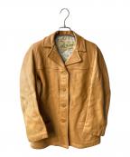 Mid Westernミッド ウエスタン）の古着「レザースポーツジャケット」｜ブラウン