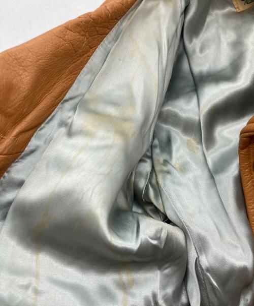 Mid Western（ミッド ウエスタン）Mid Western (ミッド ウエスタン) レザースポーツジャケット ブラウン サイズ:36の古着・服飾アイテム