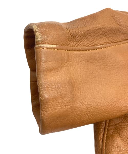 Mid Western（ミッド ウエスタン）Mid Western (ミッド ウエスタン) レザースポーツジャケット ブラウン サイズ:36の古着・服飾アイテム