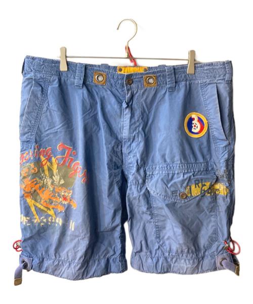 POLO RALPH LAUREN（ポロ・ラルフローレン）POLO RALPH LAUREN (ポロ・ラルフローレン) ハーフパンツ ネイビー サイズ:101㎝（W40)の古着・服飾アイテム