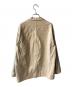 STEVEN ALAN (スティーブンアラン) BRSH TWILL FLY WORK JACKET ベージュ サイズ:S：5000円