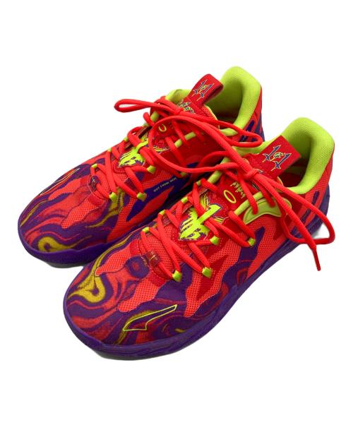 PUMA（プーマ）PUMA (プーマ) MB.03 LO LAVA PURPLE GLIMMER オレンジ×パープル サイズ:26cmの古着・服飾アイテム