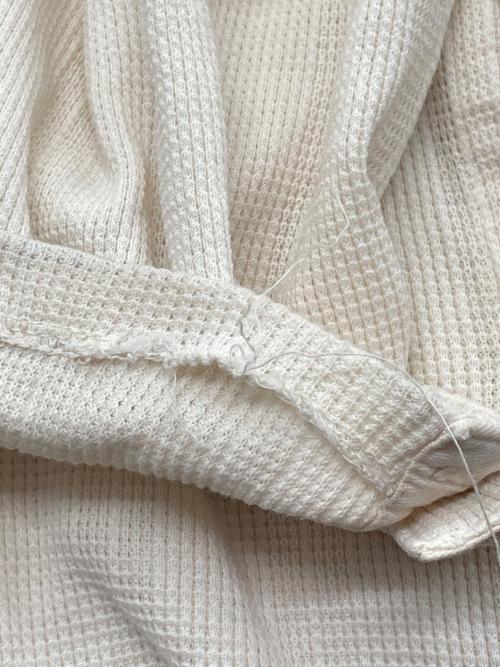 SASQUATCHfabrix.（サスクワッチファブリックス）SASQUATCHfabrix. (サスクワッチファブリックス) サーマルシャツ ホワイト サイズ:不明の古着・服飾アイテム