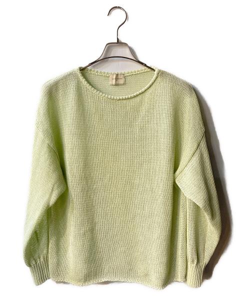 UNITED ARROWS（ユナイテッドアローズ）UNITED ARROWS (ユナイテッドアローズ) ペーパーニット グリーン サイズ:freeの古着・服飾アイテム