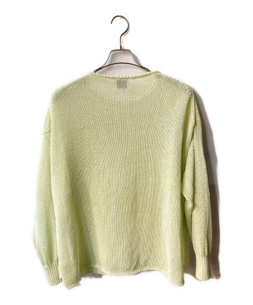 UNITED ARROWS（ユナイテッドアローズ）UNITED ARROWS (ユナイテッドアローズ) ペーパーニット グリーン サイズ:freeの古着・服飾アイテム