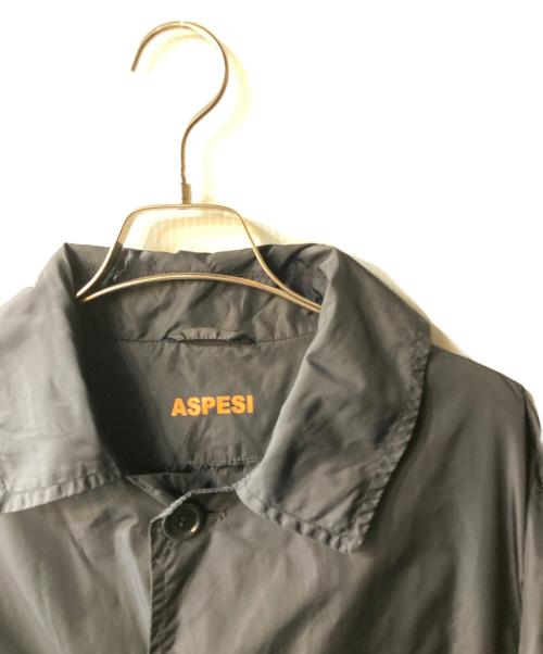 ASPESI（アスペジ）ASPESI (アスペジ) ナイロンステンカラーコート ネイビー サイズ:Lの古着・服飾アイテム