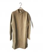 HYKEハイク）の古着「サイドスリットニットワンピース」｜ブラウン