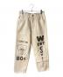 WESTOVERALLS（ウエストオーバーオールズ）の古着「ペイント加工デニムパンツ」｜アイボリー