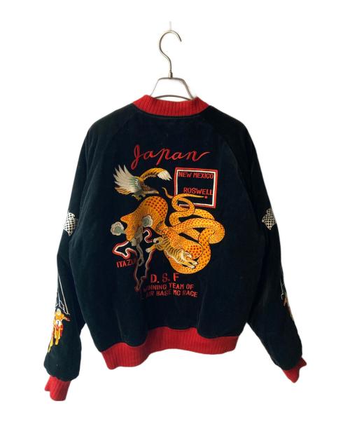 Pherrow's（フェローズ）PHERROW'S (フェローズ) スーベニアジャケット ブラック サイズ:XLの古着・服飾アイテム