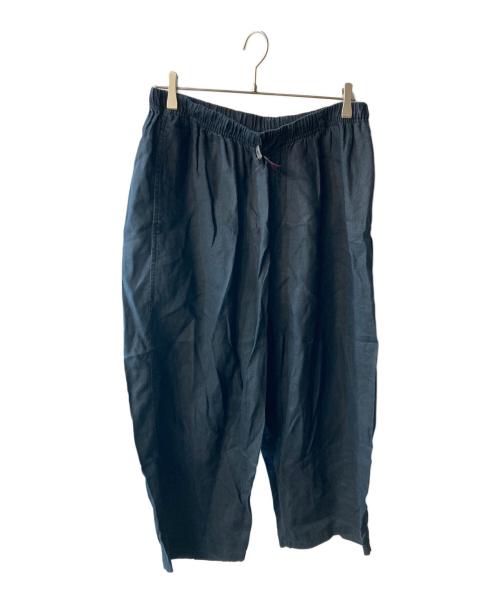 GRAMICCI（グラミチ）GRAMICCI (グラミチ) リネンワイドパンツ ネイビー サイズ:freeの古着・服飾アイテム