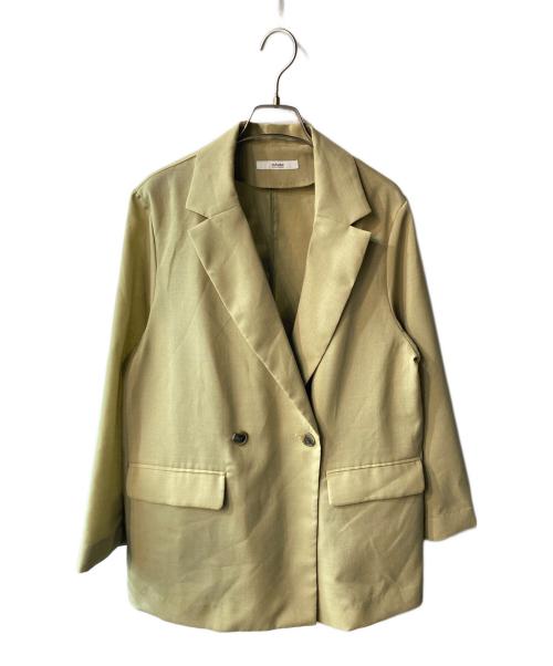 JOURNAL STANDARD relume（ジャーナルスタンダード レリューム）JOURNAL STANDARD relume (ジャーナルスタンダード レリューム) サイドスリットテーラードジャケット カーキ サイズ:freeの古着・服飾アイテム