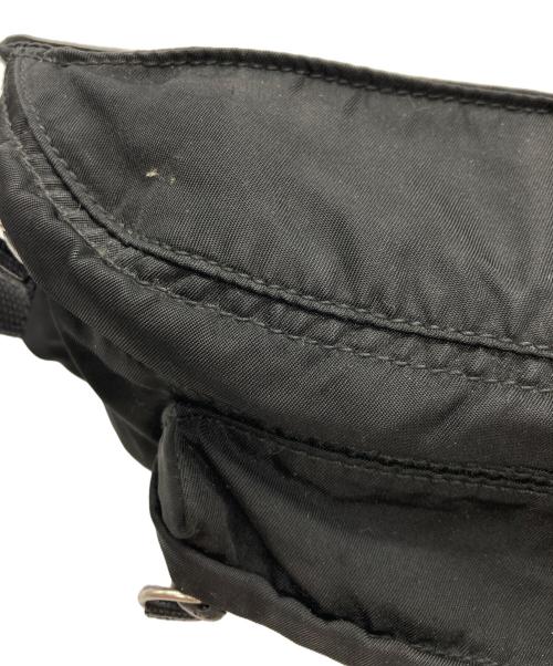 PRADA（プラダ）PRADA (プラダ) ナイロンウエストポーチ ブラックの古着・服飾アイテム