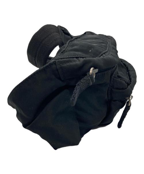 PRADA（プラダ）PRADA (プラダ) ナイロンウエストポーチ ブラックの古着・服飾アイテム