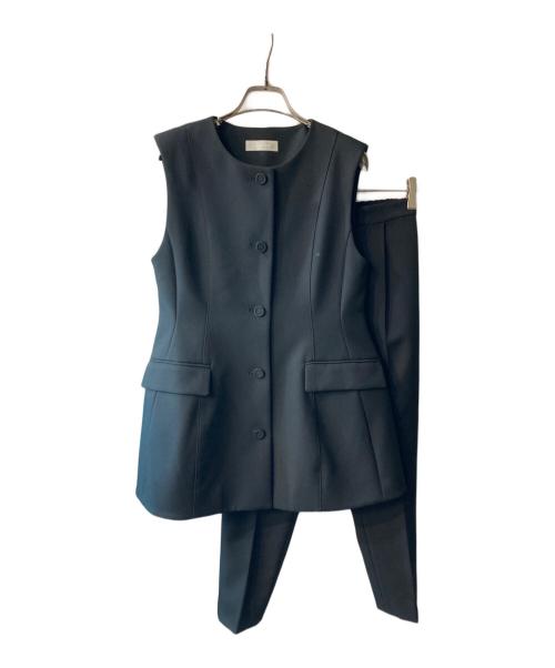 CELFORD（セルフォード）CELFORD (セルフォード) ペプラムセットアップ ブラック サイズ:36の古着・服飾アイテム