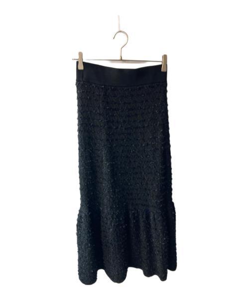 CELFORD（セルフォード）CELFORD (セルフォード) ジャカードニットセットアップ ブラック サイズ:36の古着・服飾アイテム